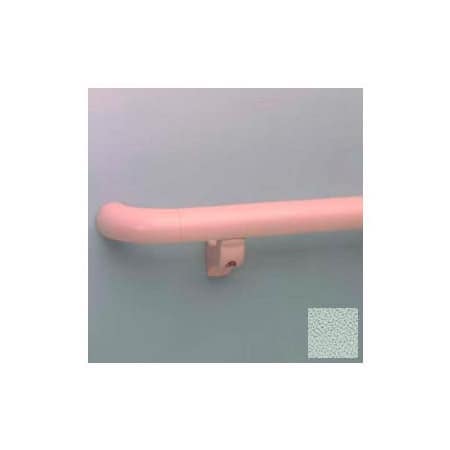 Pawling Round Handrail, 1-1/2" Grip, Aluminum Retainer, 12' Long, Sea Foam BR-1200-12-293